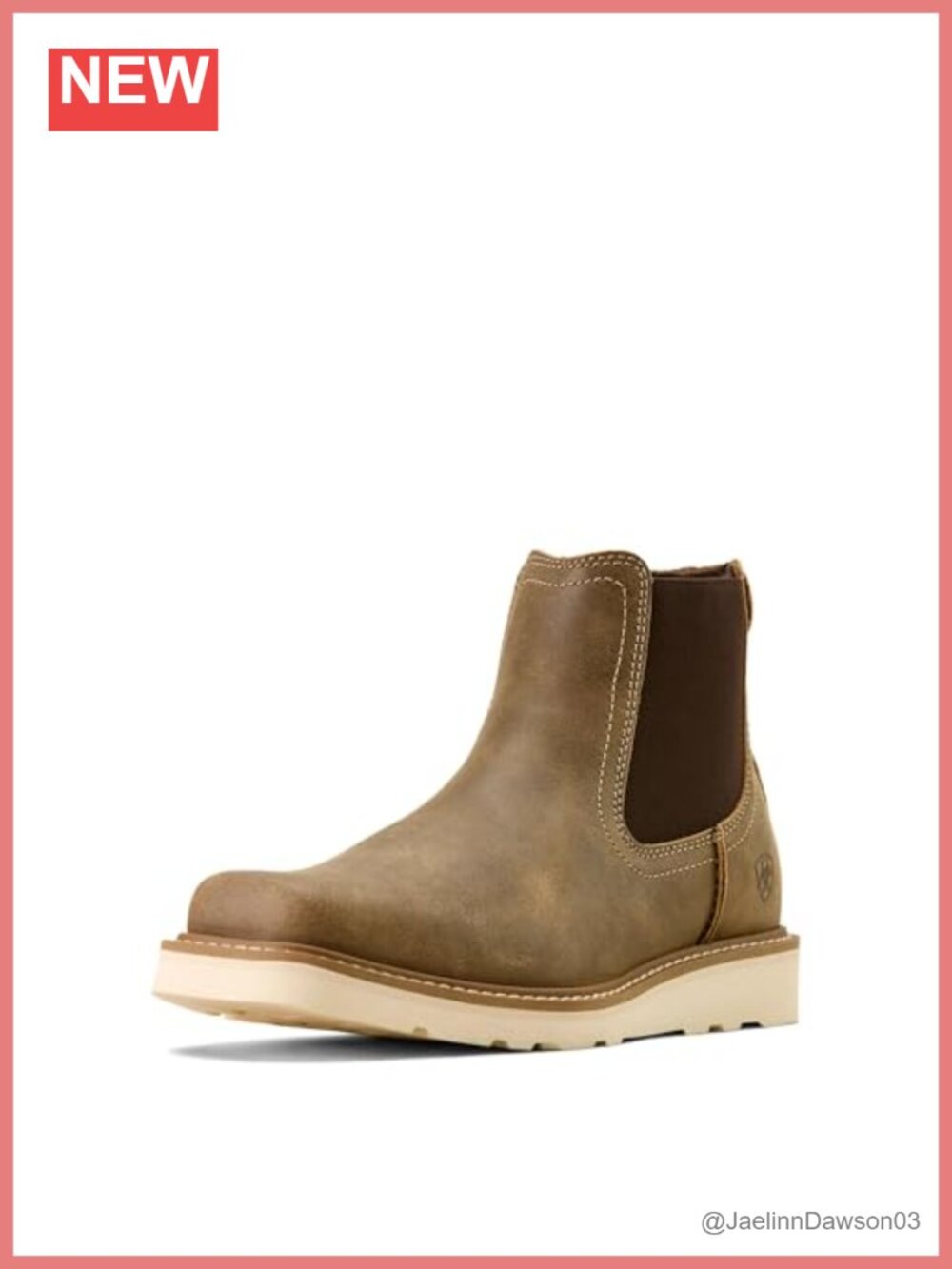 Leather Chelsea Square Toe Boots Pull-On Comfort Cushion